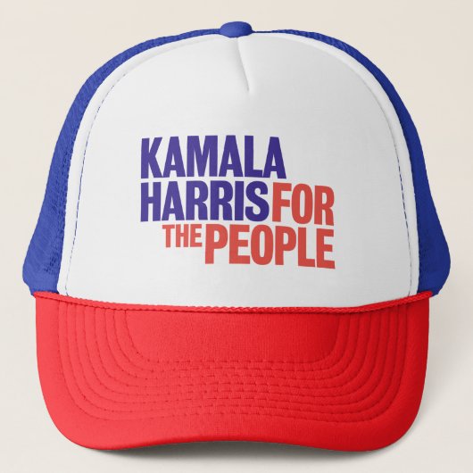 Kamala Harris voor de Volkswagen Trucker Pet (Voorkant)