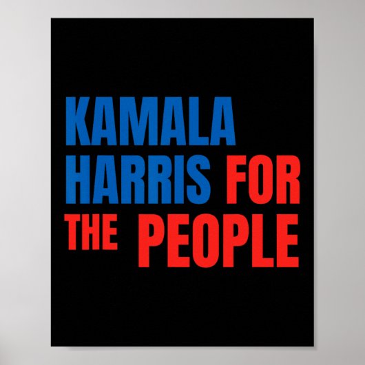 Kamala Harris voor het Amerikaanse President Ca Poster (Voorkant)