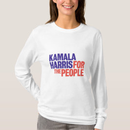 Kamala Harris voor het lange T-shirt van de People