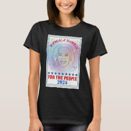 Kamala Harris voor het People 2024 Campaign Poster T-shirt