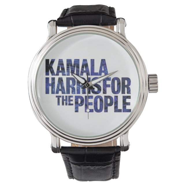 Kamala Harris voor het People 2024 President Horloge (Voorkant)