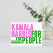 Kamala Harris voor het People Briefkaart (Staand voorkant)