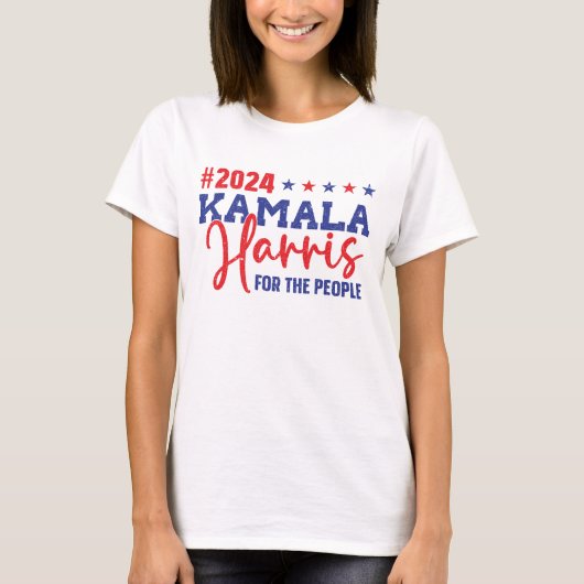 Kamala Harris voor het People President 2024 T-shirt (Voorkant)