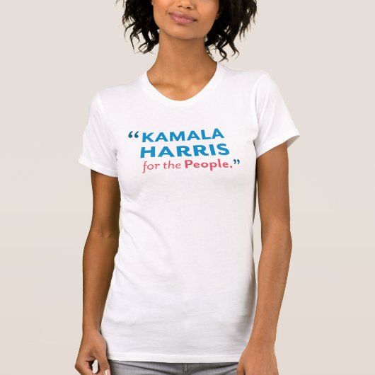 Kamala Harris voor het People Shirt (Voorkant)
