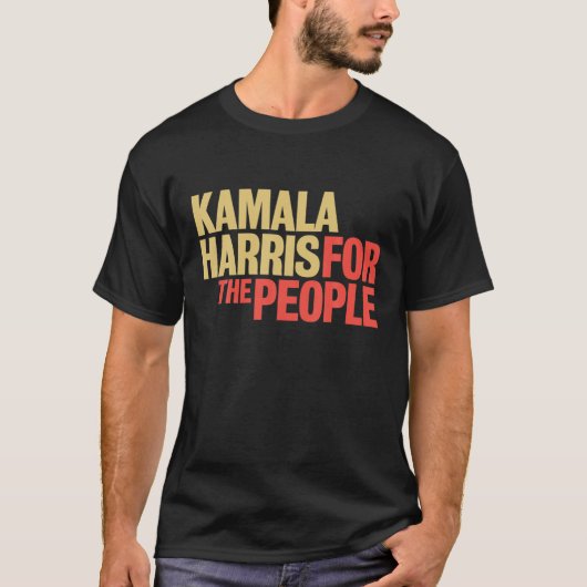 Kamala Harris voor het President van de ondervoorz T-shirt (Voorkant)