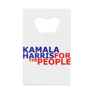 Kamala Harris voor het volk Creditkaart Flessenopener
