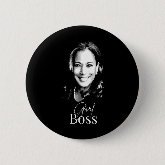 Kamala Harris voor Liberal Democrats Ronde Button 5,7 Cm (Voorkant)