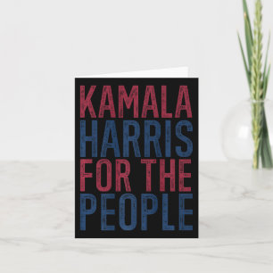 Kamala Harris voor mensen Madam President 2024 Ele Kaart