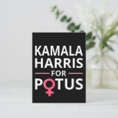 Kamala Harris voor POTUS I Briefkaart (Staand voorkant)