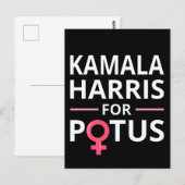 Kamala Harris voor POTUS I Briefkaart (Voorkant / Achterkant)