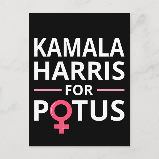 Kamala Harris voor POTUS I Briefkaart (Voorkant)