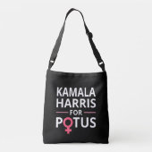 Kamala Harris voor POTUS I Crossbody Tas (Achterkant)