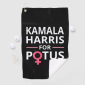 Kamala Harris Voor POTUS I Golfhanddoek (Insitu)