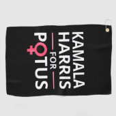 Kamala Harris Voor POTUS I Golfhanddoek (Horizontaal)
