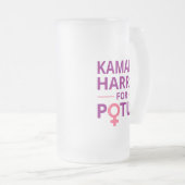 Kamala Harris voor POTUS I Matglas Bierpul (Voorkant rechts)