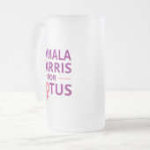 Kamala Harris voor POTUS I Matglas Bierpul (Voorkant links)