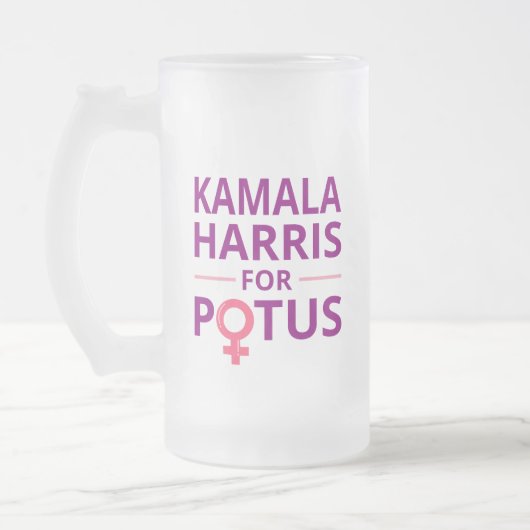 Kamala Harris voor POTUS I Matglas Bierpul (Links)