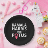 Kamala Harris voor POTUS I Papieren Bordje (Feest)