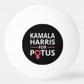 Kamala Harris voor POTUS I Pingpongbal (Achterkant)