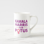 Kamala Harris voor POTUS I Porselein Kop (Rechts)