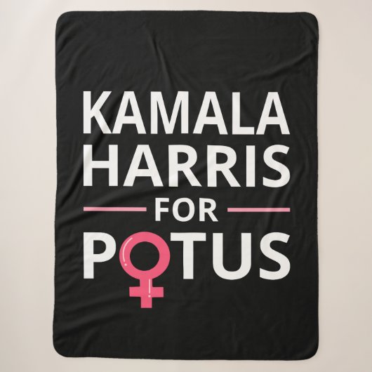 Kamala Harris voor POTUS I Sherpa Deken (Voorkant)