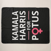 Kamala Harris voor POTUS I Sherpa Deken (Voorkant (horizontaal))