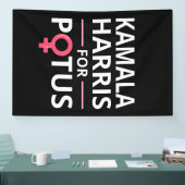 Kamala Harris voor POTUS I Spandoek (Beurs)