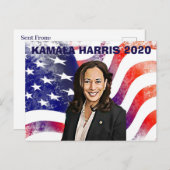 Kamala Harris voor President 2020 Briefkaart (Voorkant / Achterkant)