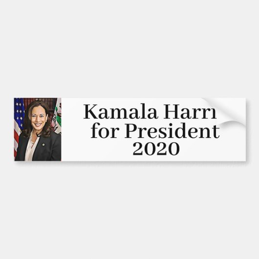 Kamala Harris voor President 2020 Bumpersticker (Voorkant)