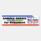 KAMALA HARRIS VOOR PRESIDENT - 2020 - BUMPERSTICKER (Voorkant)