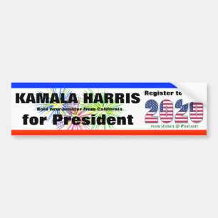 KAMALA HARRIS VOOR PRESIDENT - 2020 - BUMPERSTICKER