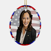 Kamala Harris voor President 2020 Keramisch Ornament (Rechts)