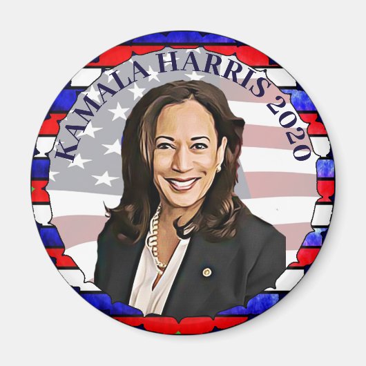 Kamala Harris voor President 2020 Magneet (Voorkant)