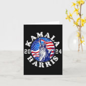 Kamala Harris Voor President 2024 1 Kaart (Gele Bloem)