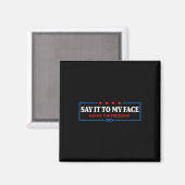 Kamala Harris voor President 2024 2 Magneet (Voorkant / Achterkant)