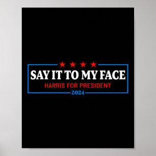 Kamala Harris voor President 2024 2 Poster
