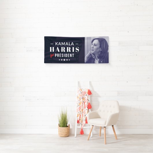 Kamala Harris voor President 2024 6ft Banner Sign (Insitu)