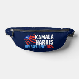 Kamala Harris voor President 2024 Blue Heuptasje