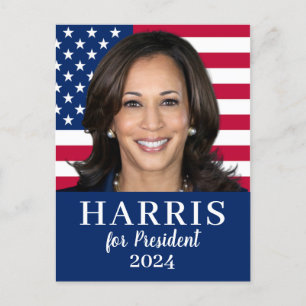 Kamala Harris voor President 2024 Briefkaart