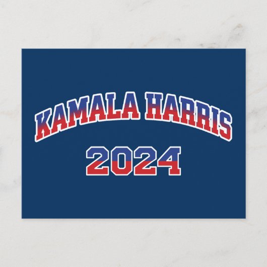 Kamala Harris voor President 2024 Briefkaart (Voorkant)