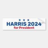 Kamala Harris voor President 2024 Bumpersticker (Voorkant)