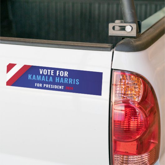 Kamala Harris voor President 2024 Bumpersticker (Op Truck)