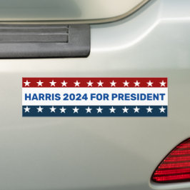 Kamala Harris voor President 2024 Bumpersticker