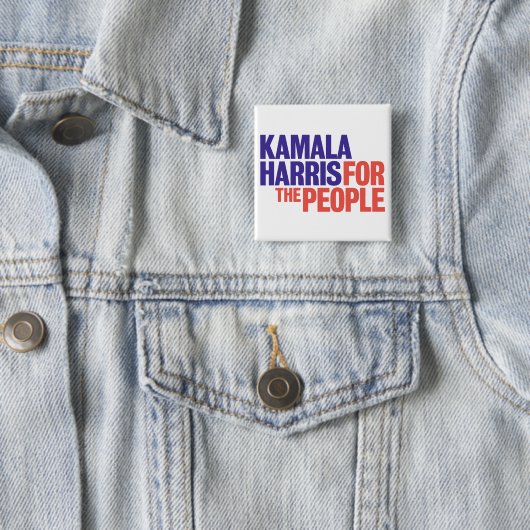 Kamala Harris voor President 2024 Button (In situ)