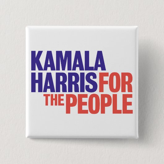 Kamala Harris voor President 2024 Button (Voorkant)