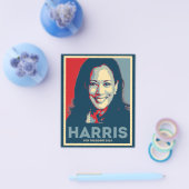 Kamala Harris voor President 2024 Flyer (Enkel)