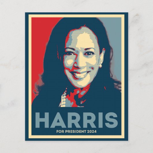 Kamala Harris voor President 2024 Flyer (Voorkant)