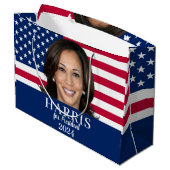Kamala Harris voor President 2024 Groot Cadeauzakje (Achterkant Gekanteld)