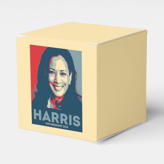 Kamala Harris voor President 2024 - Hoop Bedankdoosjes (Voorkant Zijde)