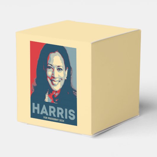 Kamala Harris voor President 2024 - Hoop Bedankdoosjes (Achterkant)